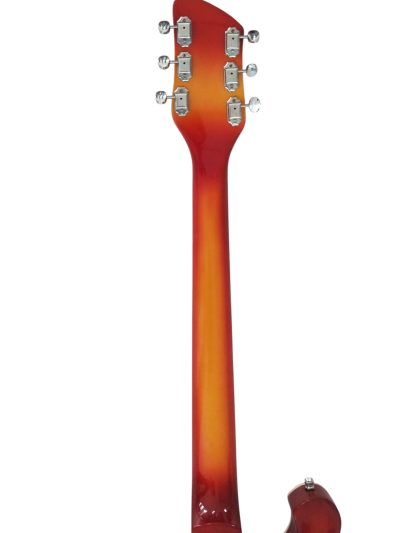 Custom Nova Fireglo Sunburst 620 Solid Body Guitar Padauk Fretboard - Image 4