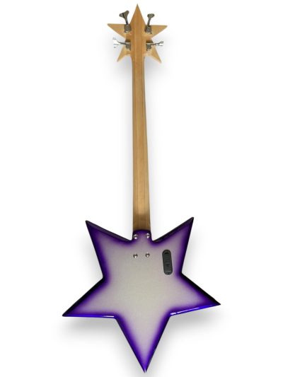 Custom Pulse Maple Fretboard Bootsy Purple Burst Star Space 4 String Rock Bass MEC Pickups Option - Image 7