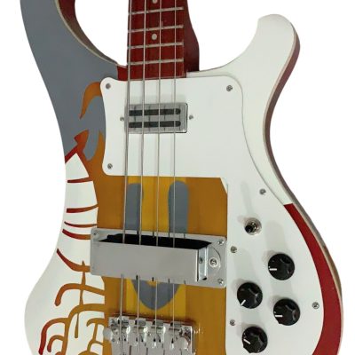 Custom Nova 4001 Psychedelic Paul McCartney Fireglo Bass