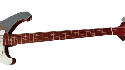 Custom Nova 4003 Psychedelic Paul McCartney Fireglo Bass - Image 4