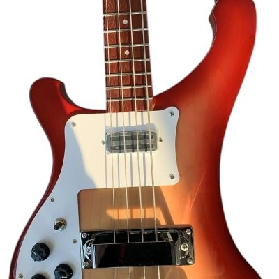 Custom Nova 4001 Chris Squire Fireglo Neck Thru Left Handed Bass