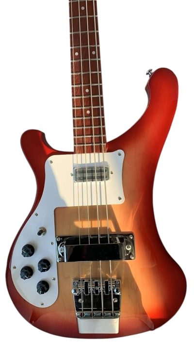 Custom Nova Chris Squire Fireglo Neck Thru Left Handed Bass