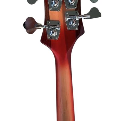 Custom Nova 4001 Chris Squire Fireglo Neck Thru Left Handed Bass - Image 5