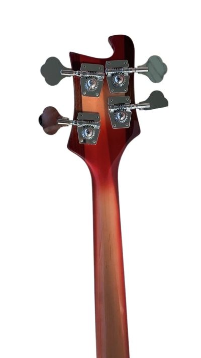 Custom Nova 4001 Chris Squire Fireglo Neck Thru Left Handed Bass - Image 5