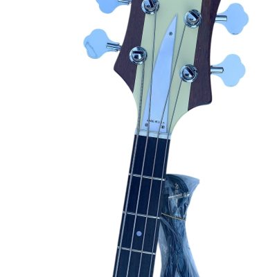 Custom Nova 4001 Chris Squire Cream Neck Thru 4 String Bass - Image 4