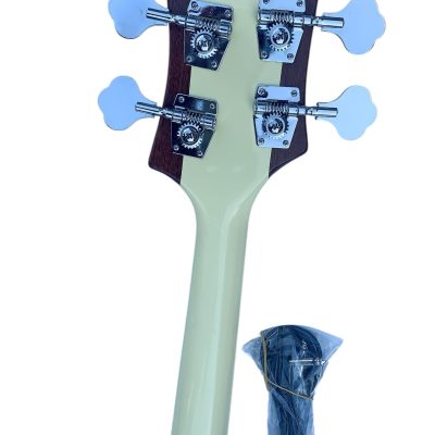 Custom Nova 4001 Chris Squire Cream Neck Thru 4 String Bass - Image 5