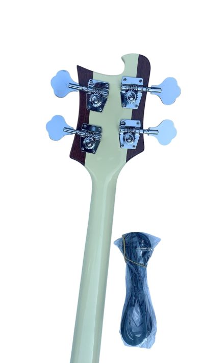 Custom Nova 4001 Chris Squire Cream Neck Thru 4 String Bass - Image 5