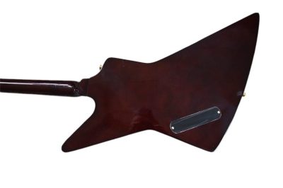 Custom Crown Korina Explorer Tobacco Burst Guitar - Image 9
