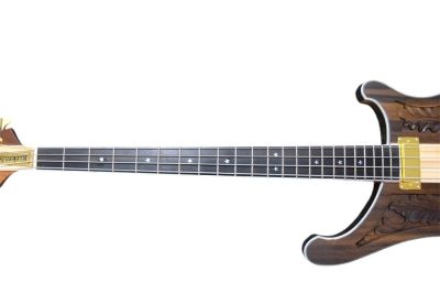 Custom Nova Lemmy Kilmister Engrave Carved 4003 Walnut Wood Body Satin 4 String Bass - Image 4