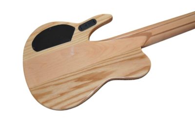 Custom Solis Imperial Yellow Birdseye 7 String Bass - Image 6