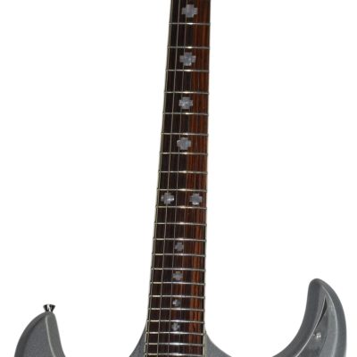 Custom Obsidian RZK 600 Richard Platinum Silver Tremolo Guitar - Image 4