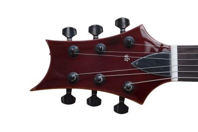 Custom Monarch 24 Gray Blue Flame Maple Top Guitar - Image 6
