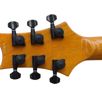 Custom Monarch 24 Gray Blue Flame Maple Top Guitar - Image 9