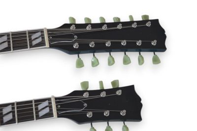 Custom Crown Double Neck SG Pete Townshend Blue Double Neck 12 and 6 String EDS1275 Guitar - Image 3