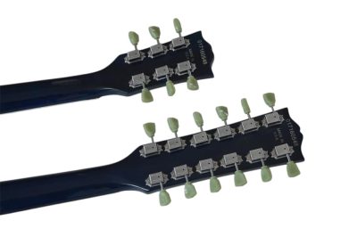 Custom Crown Double Neck SG Pete Townshend Blue Double Neck 12 and 6 String EDS1275 Guitar - Image 5