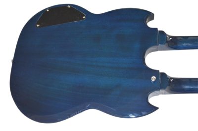 Custom Crown Double Neck SG Pete Townshend Blue Double Neck 12 and 6 String EDS1275 Guitar - Image 6