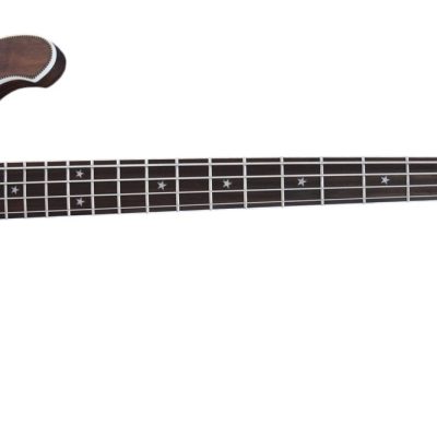 Custom Nova Lemmy Kilmister I Engrave Carved 4004 Walnut Satin Bass - Image 3