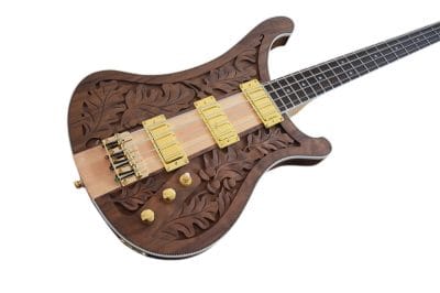 Custom Nova Lemmy Kilmister I Engrave Carved 4003 Walnut Satin Bass
