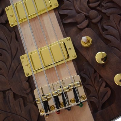 Custom Nova Lemmy Kilmister I Engrave Carved 4004 Walnut Satin Bass - Image 7