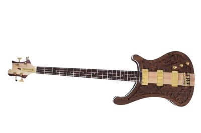 Custom Nova Lemmy Kilmister I Engrave Carved 4003 Walnut Satin Bass - Image 12