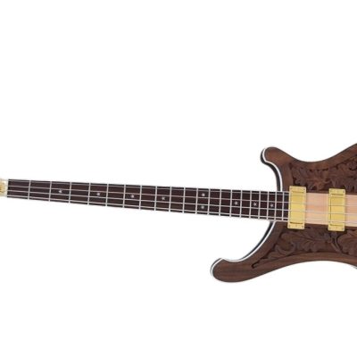 Custom Nova Lemmy Kilmister I Engrave Carved 4004 Walnut Satin Bass - Image 12
