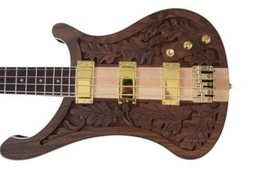 Custom Nova Lemmy Kilmister I Engrave Carved 4003 Walnut Satin Bass - Image 13