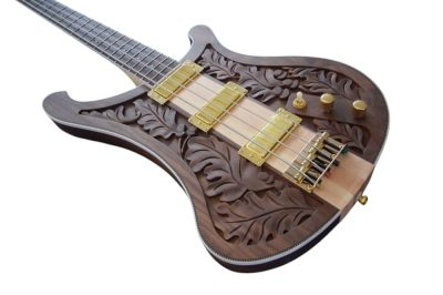 Custom Nova Lemmy Kilmister I Engrave Carved 4003 Walnut Satin Bass - Image 15