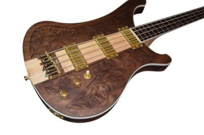 Custom Nova Lemmy Kilmister I Engrave Carved 4003 Walnut Satin Bass - Image 17