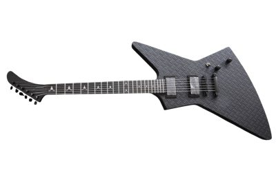 Custom Obsidian Hetfield Black Explorer Graphite Nut Guitar - Image 2