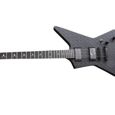 Custom Obsidian Hetfield Black Explorer Graphite Nut Guitar - Image 2