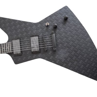 Custom Obsidian Hetfield Black Explorer Graphite Nut Guitar - Image 5