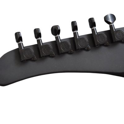 Custom Obsidian Hetfield Black Explorer Graphite Nut Guitar - Image 8