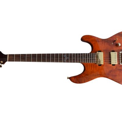 Custom Magnitude Roasted Alder Body Waterfall Burl Maple Top Guitar - Image 2