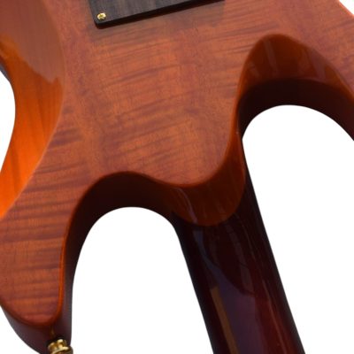 Custom Magnitude Roasted Alder Body Waterfall Burl Maple Top Guitar - Image 12