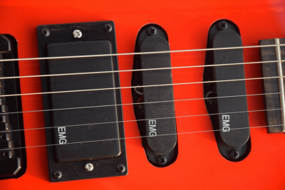 Custom Diplomat Boden Red Headless Guitar - Image 7