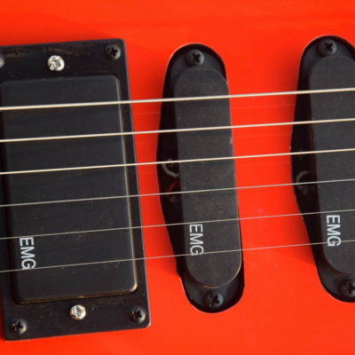 Custom Diplomat Boden Red Headless Guitar - Image 7