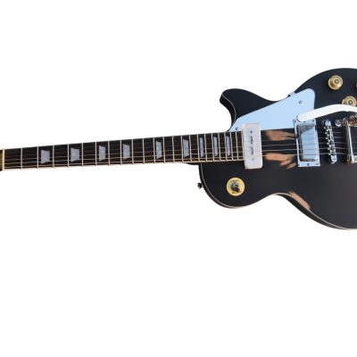 Custom Crown Neil Relic Aged Black Matte Bigsby Guitar - Image 2