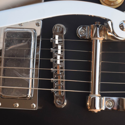 Custom Crown Neil Relic Aged Black Matte Bigsby Guitar - Image 4