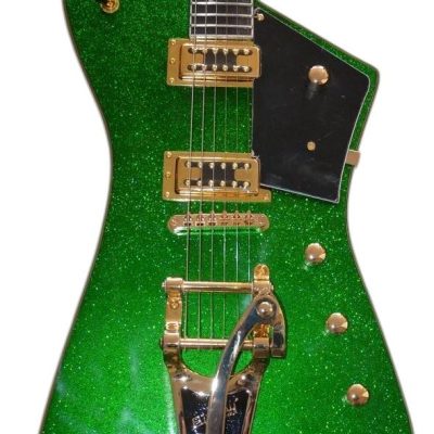 Custom Sovereign Jupiter Thunderbird Billy Sparkle Green Guitar