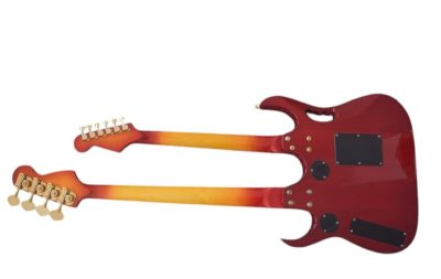Custom Regent ST Sunburst Flame Maple Top 4 String Bass 6 String Guitar - Image 10