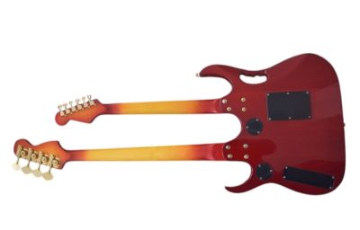 Custom Regent ST Sunburst Flame Maple Top 4 String Bass 6 String Guitar - Image 14