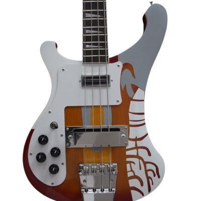 Custom Nova PM 4001 Fireglo Psychedelic Bass