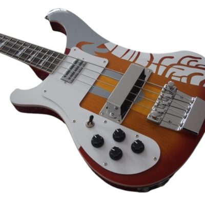 Custom Nova PM 4001 Fireglo Psychedelic Bass - Image 6
