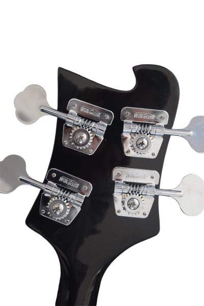 Custom Nova 4003 Rutherford Genesis Double Neck Black 4 String Bass 6 String Guitar - Image 9