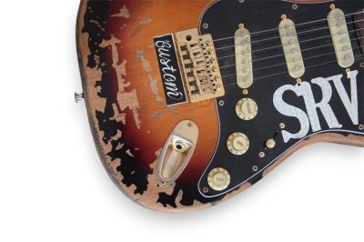 Custom Regent ST Aged Relic SRV Sunburst Finish Guitar - Image 5