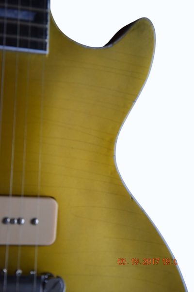Custom Crown Gold Top P90 Vintage Aged Guitar - Image 6