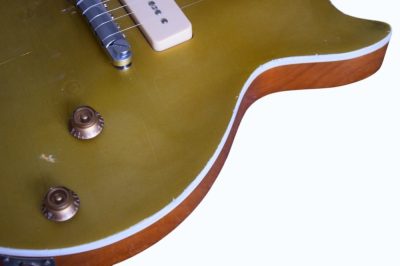 Custom Crown Gold Top P90 Vintage Aged Guitar - Image 9