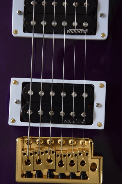 Custom Monarch SE Purple Flame Maple Guitar - Image 4