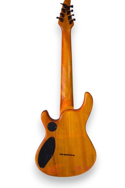 Custom Onyx Regius Blue Flame Maple 8 String Guitar - Image 10
