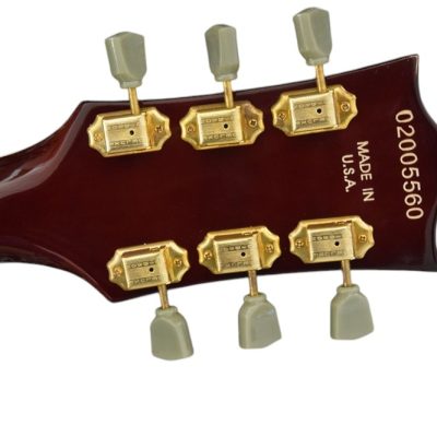 Custom Crown ES335 Bigsby Vibrato Tailpiece Vintage Sunburst Semi Hollow Jazz Fhole Guitar - Image 10